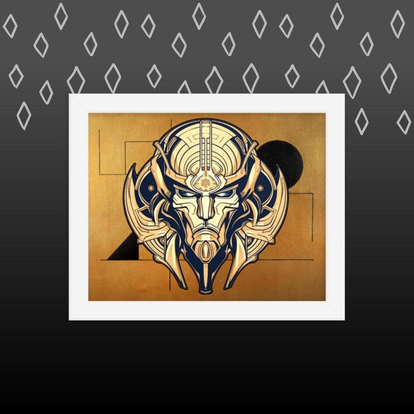 The Mask of Compassion: Landon - Framed photo paper poster - BBairt