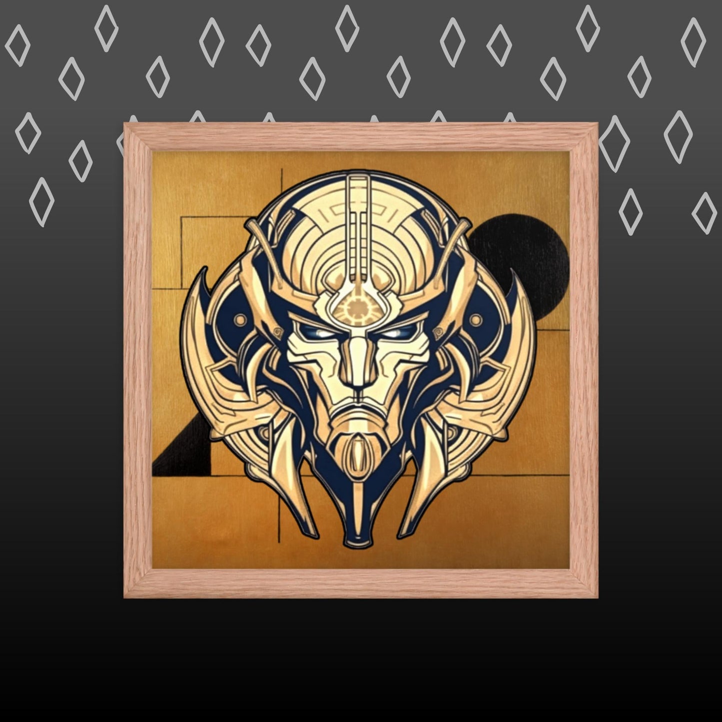 The Mask of Compassion: Landon - Framed photo paper poster - BBairt