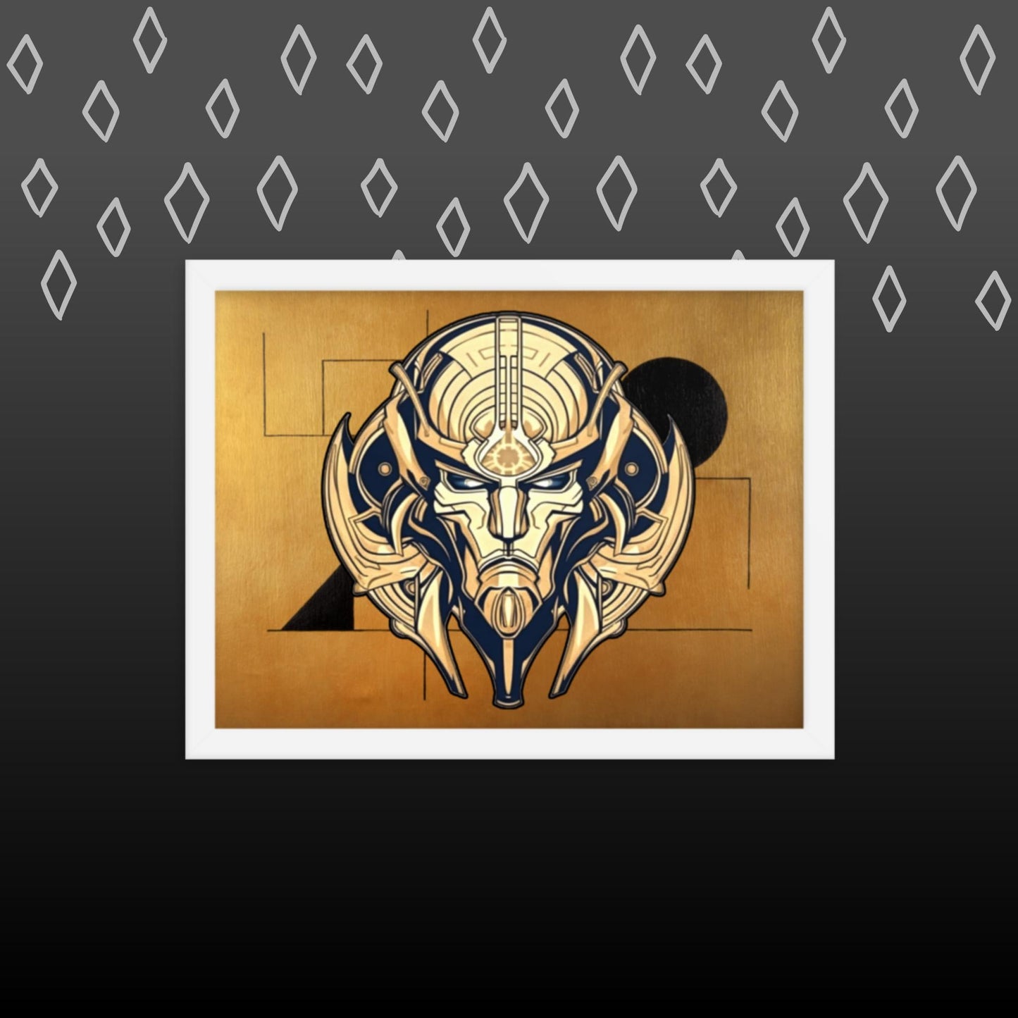 The Mask of Compassion: Landon - Framed photo paper poster - BBairt