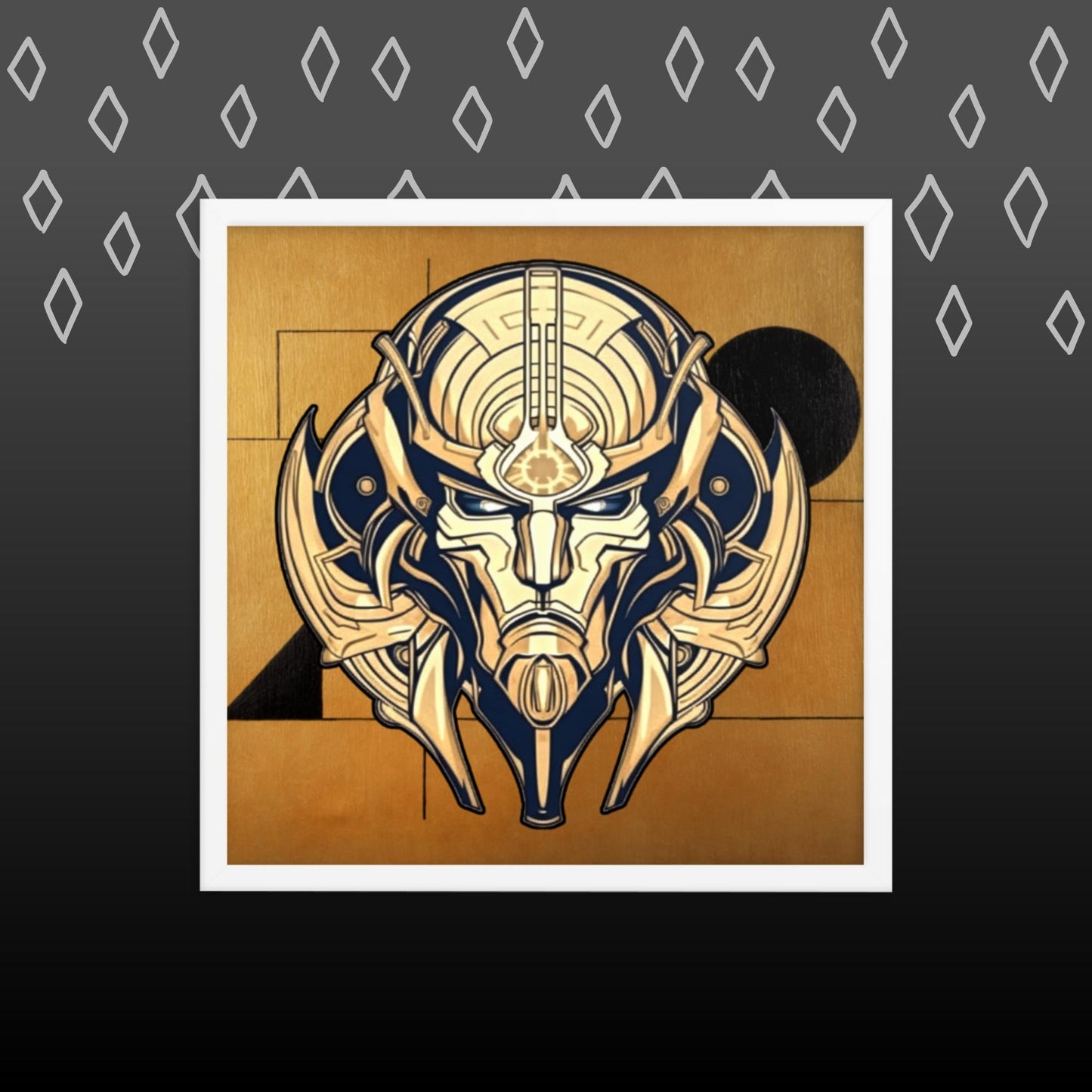 The Mask of Compassion: Landon - Framed photo paper poster - BBairt