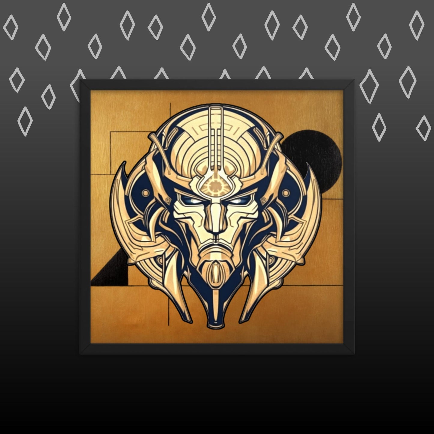 The Mask of Compassion: Landon - Framed photo paper poster - BBairt