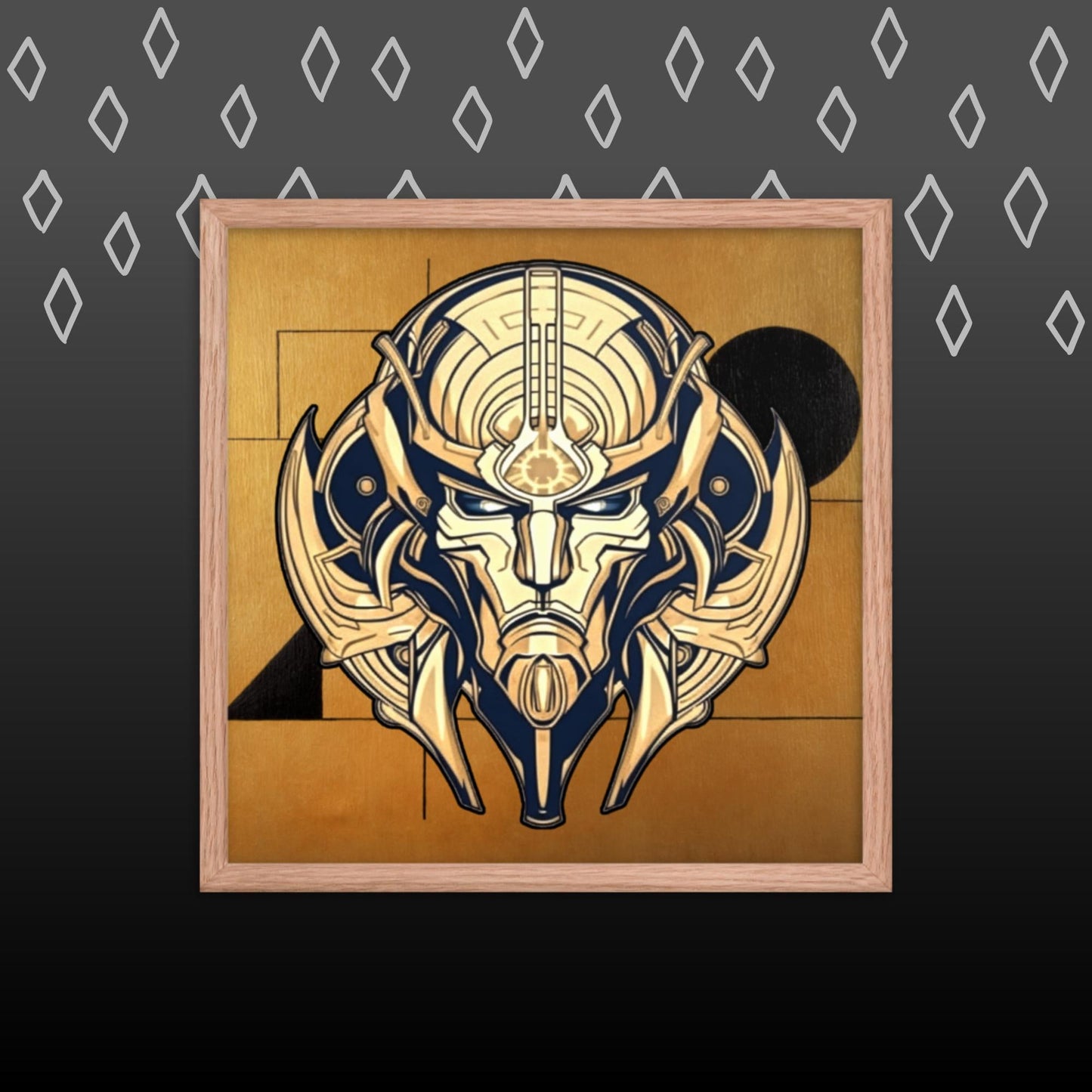 The Mask of Compassion: Landon - Framed photo paper poster - BBairt