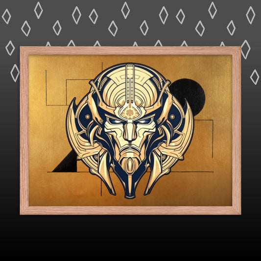 The Mask of Compassion: Landon - Framed photo paper poster - BBairt