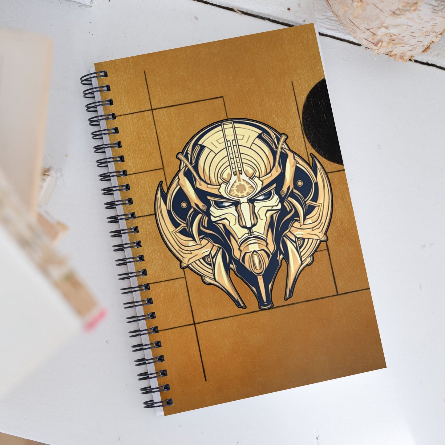 The Mask of Compassion: Landon - Spiral notebook - BBairt