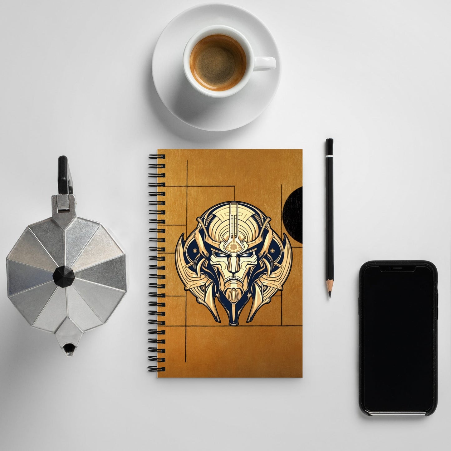 The Mask of Compassion: Landon - Spiral notebook - BBairt