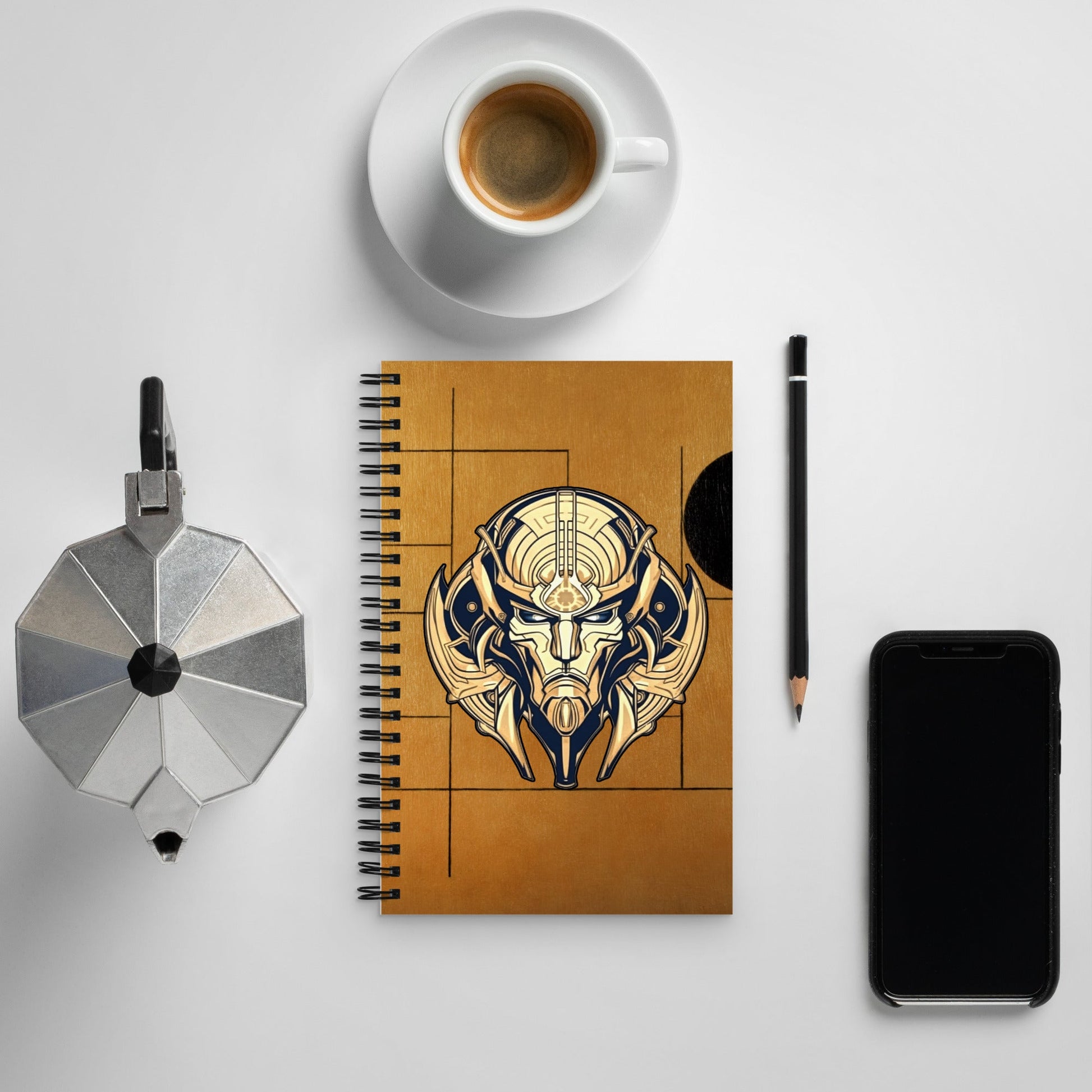 The Mask of Compassion: Landon - Spiral notebook - BBairt
