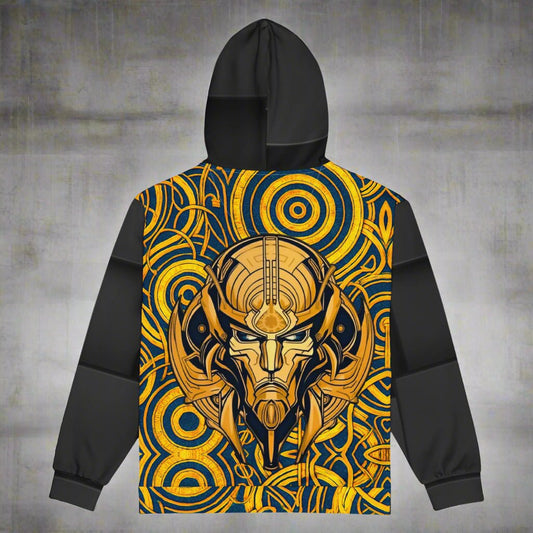 The Mask of Compassion: Landon - Unisex All - Over Print Zip Hoodie - BBairt
