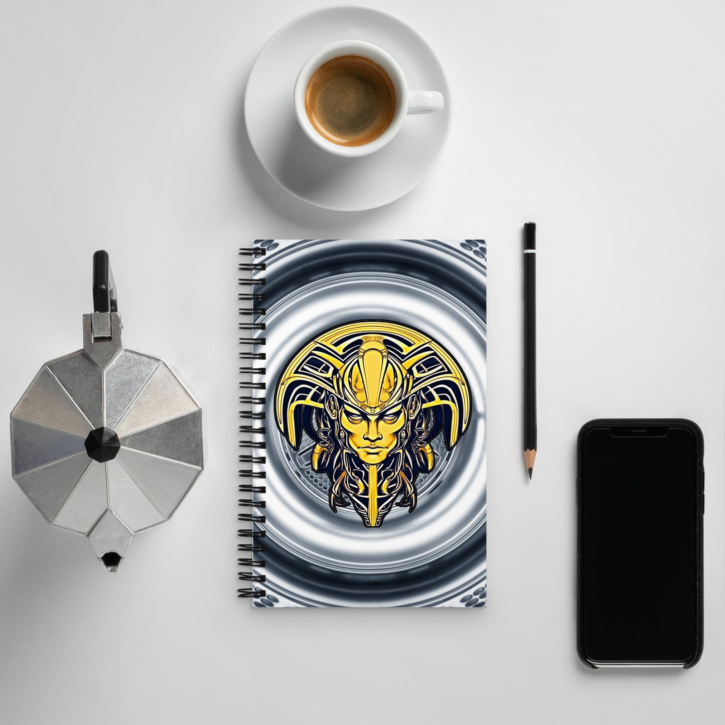 The Mask of Valor: Kara - Spiral notebook - BBairt