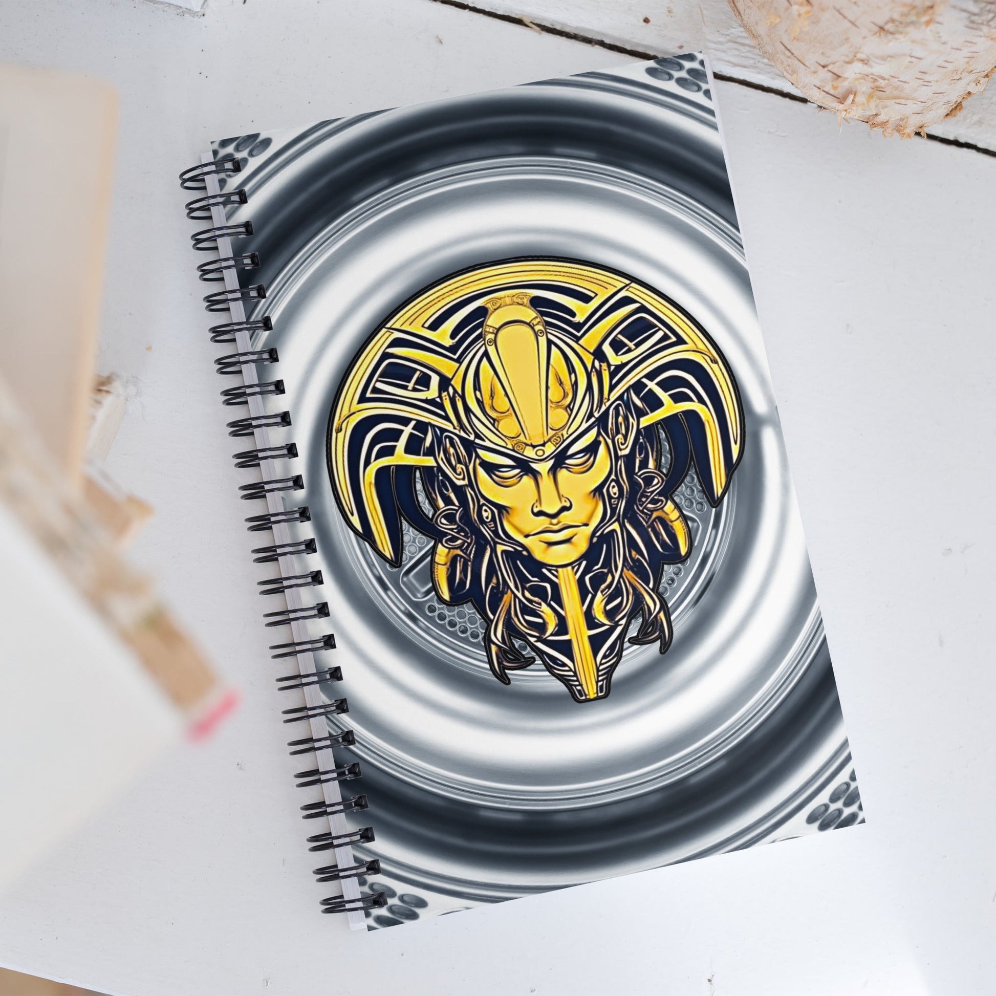 The Mask of Valor: Kara - Spiral notebook - BBairt