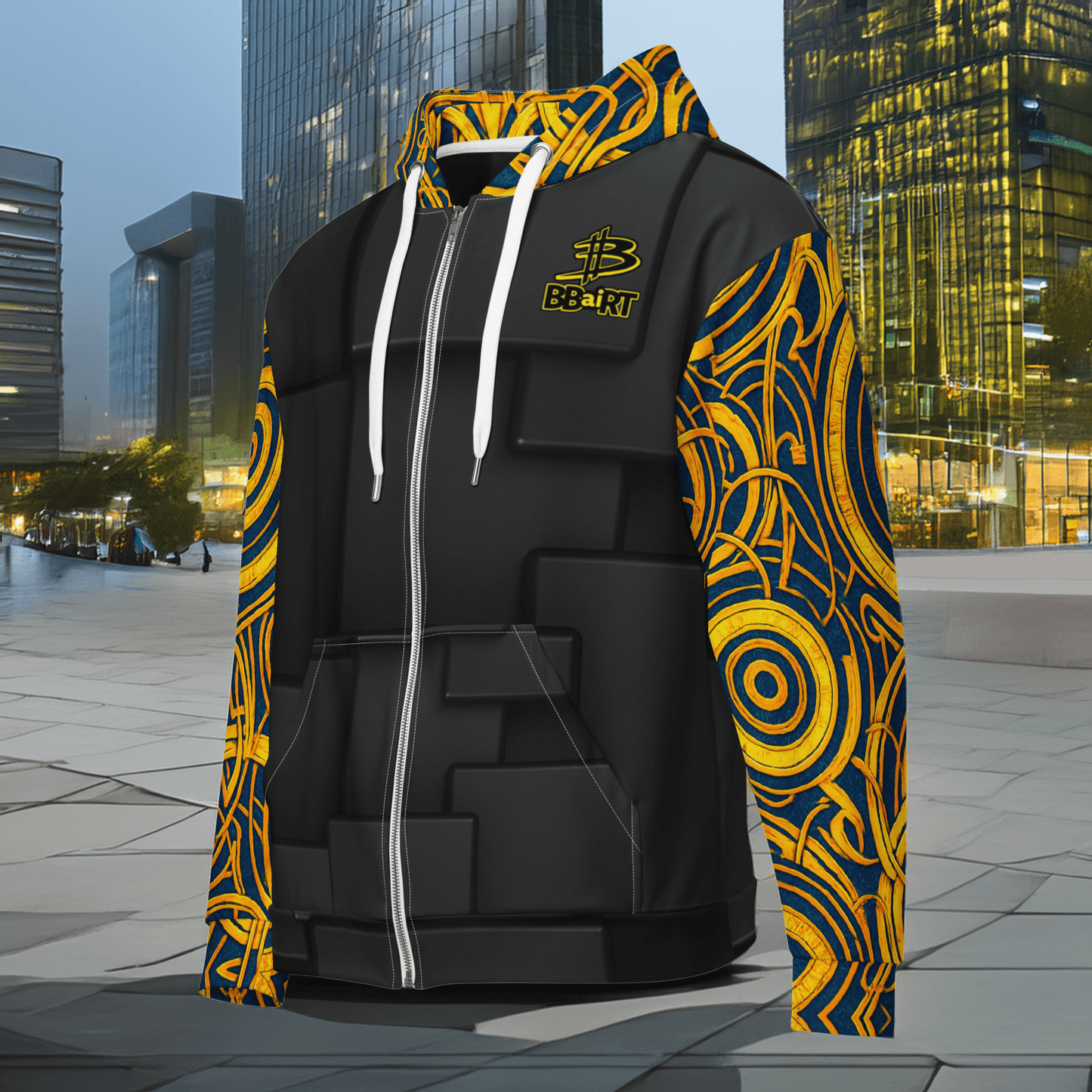 The Mask of Valor: Kara - Unisex All - Over Print Zip Hoodie - BBairt