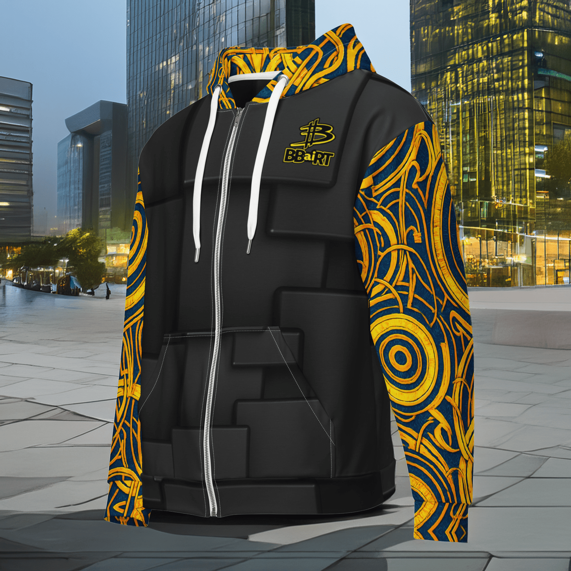 The Mask of Valor: Kara - Unisex All - Over Print Zip Hoodie - BBairt