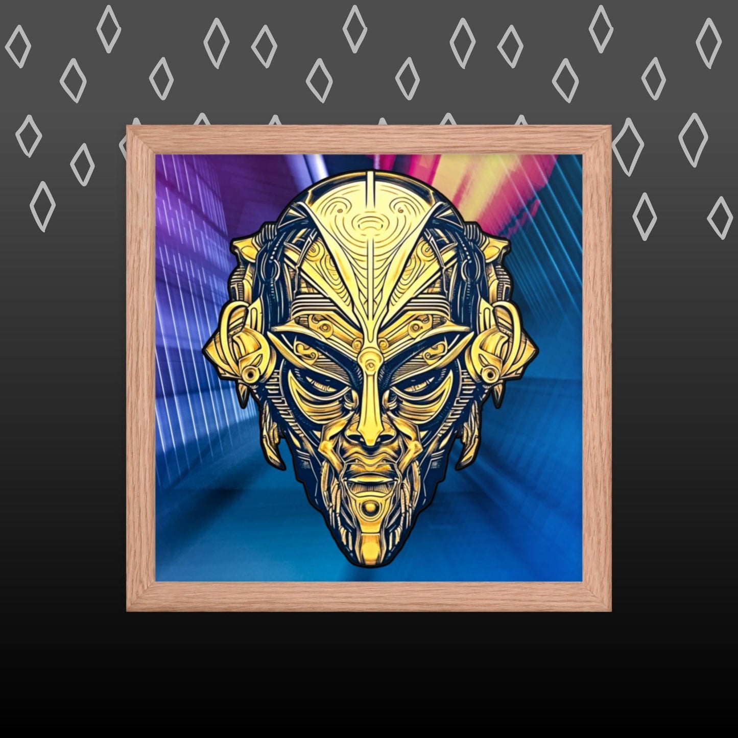 The Mask of Wisdom: Alden - Framed Photo Paper Poster - BBairt