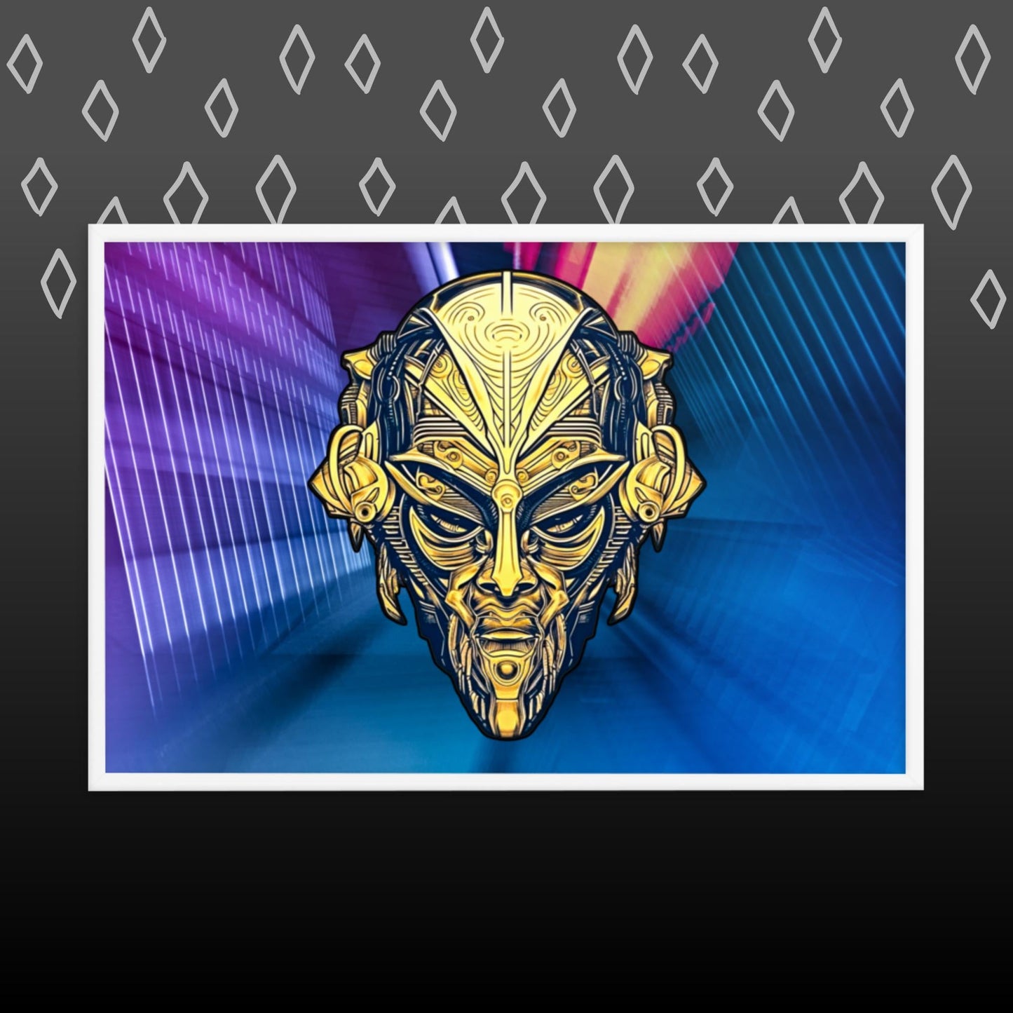 The Mask of Wisdom: Alden - Framed Photo Paper Poster - BBairt