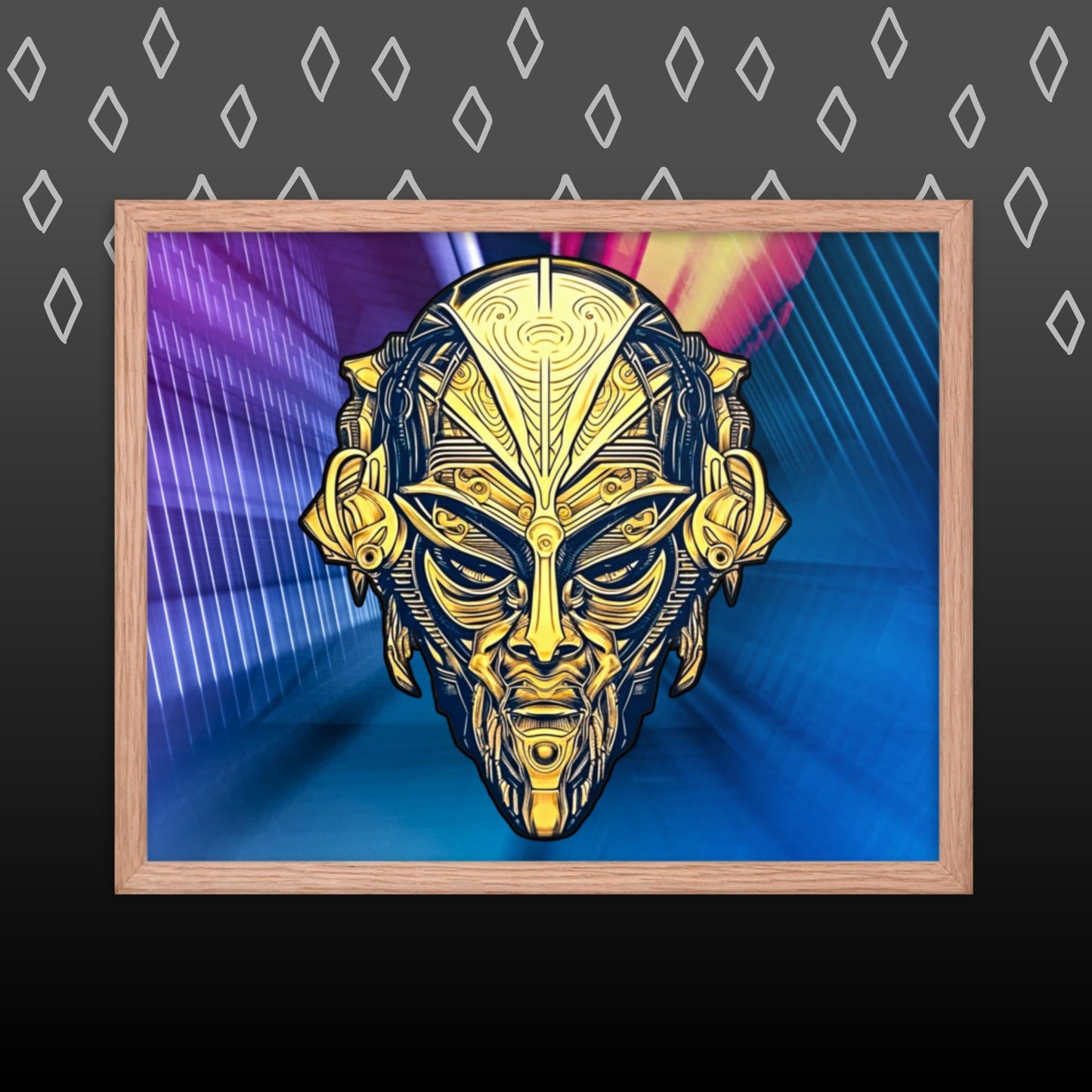 The Mask of Wisdom: Alden - Framed Photo Paper Poster - BBairt