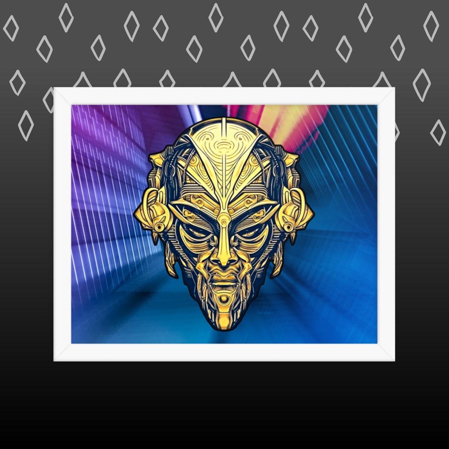 The Mask of Wisdom: Alden - Framed Photo Paper Poster - BBairt
