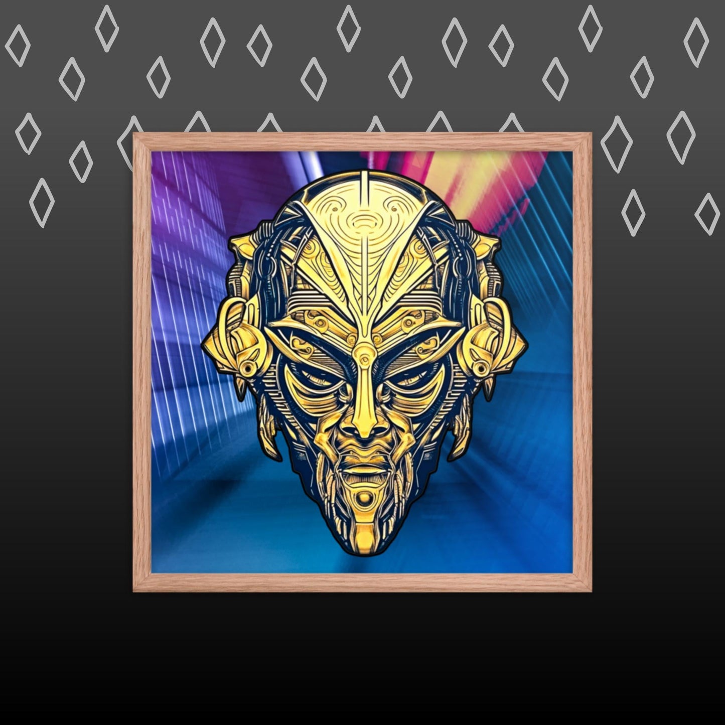 The Mask of Wisdom: Alden - Framed Photo Paper Poster - BBairt