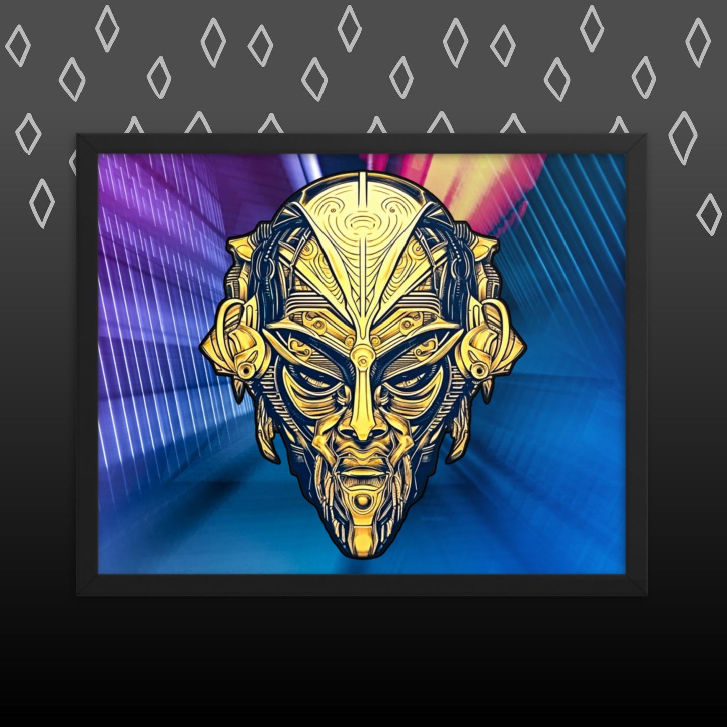 The Mask of Wisdom: Alden - Framed Photo Paper Poster - BBairt