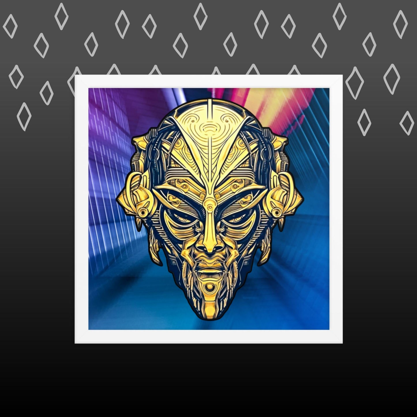 The Mask of Wisdom: Alden - Framed Photo Paper Poster - BBairt
