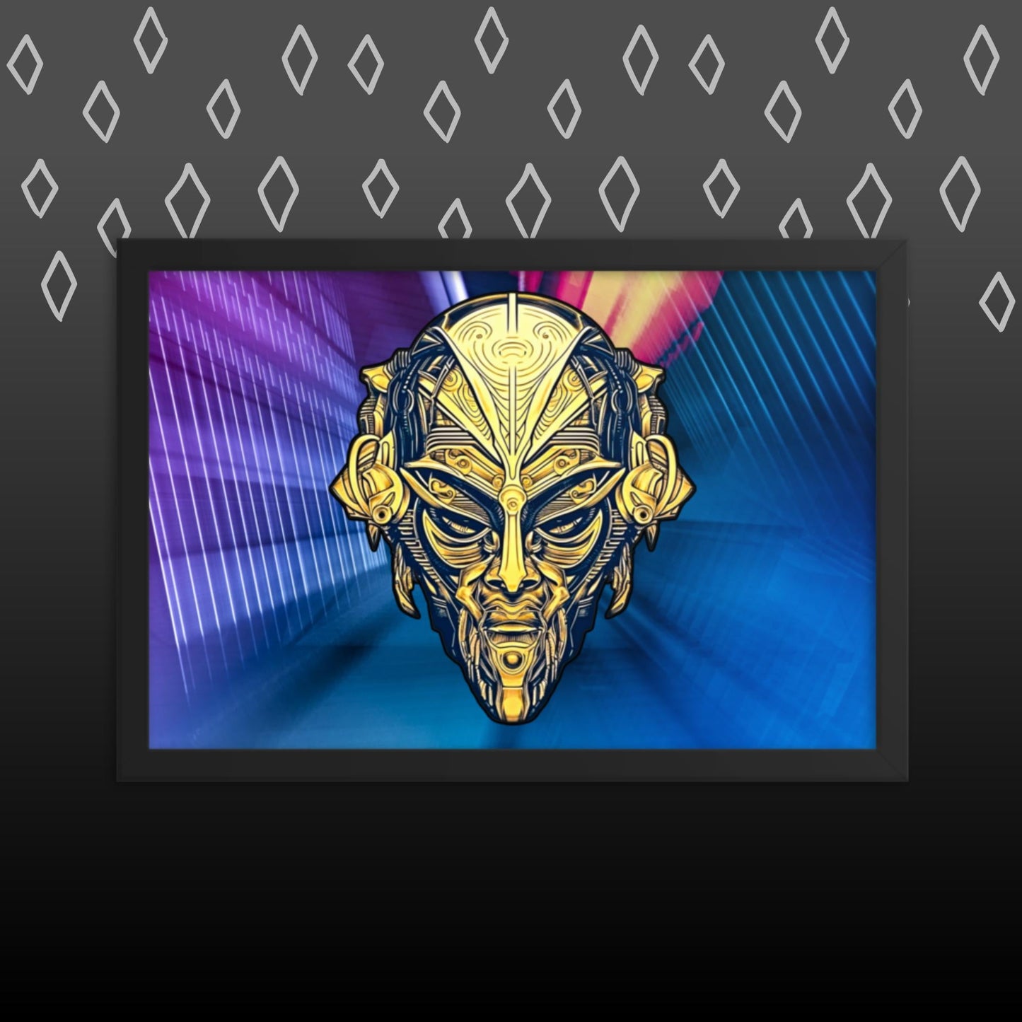 The Mask of Wisdom: Alden - Framed Photo Paper Poster - BBairt