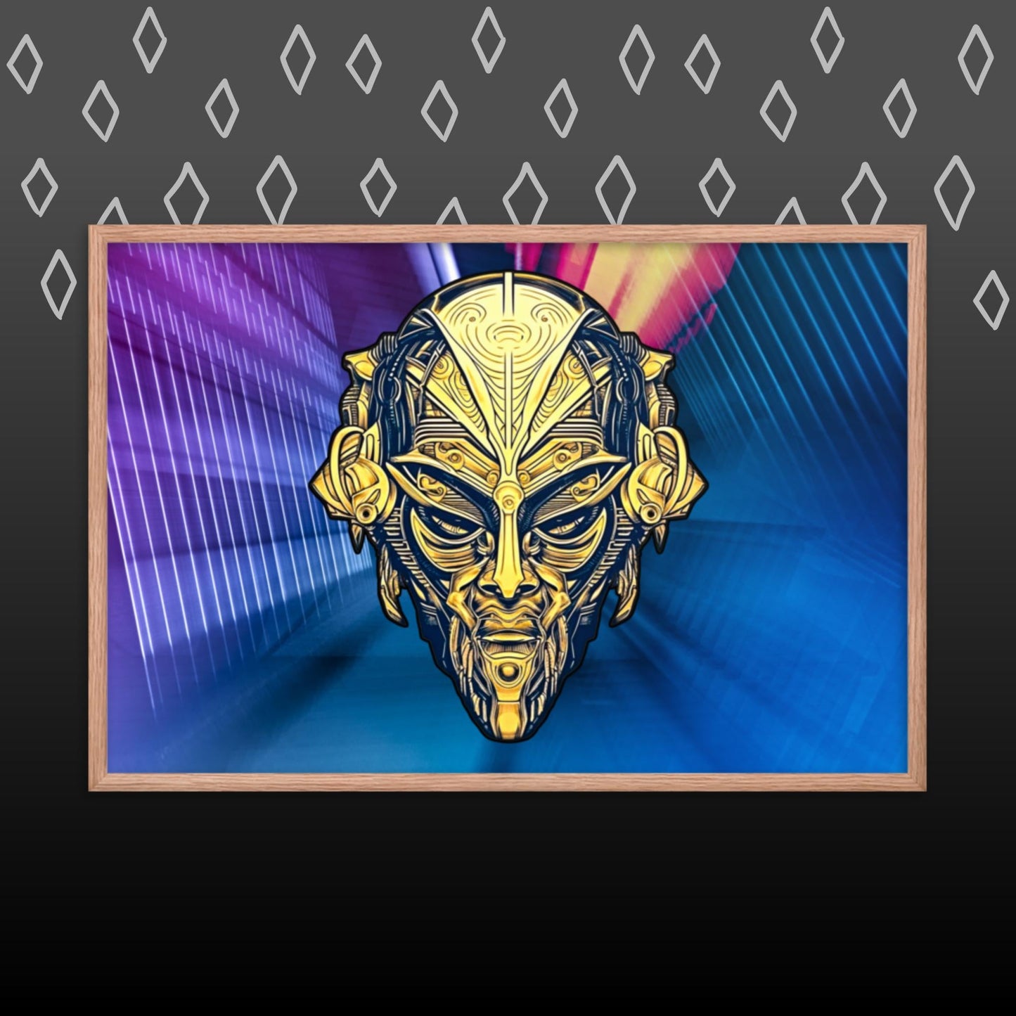 The Mask of Wisdom: Alden - Framed Photo Paper Poster - BBairt