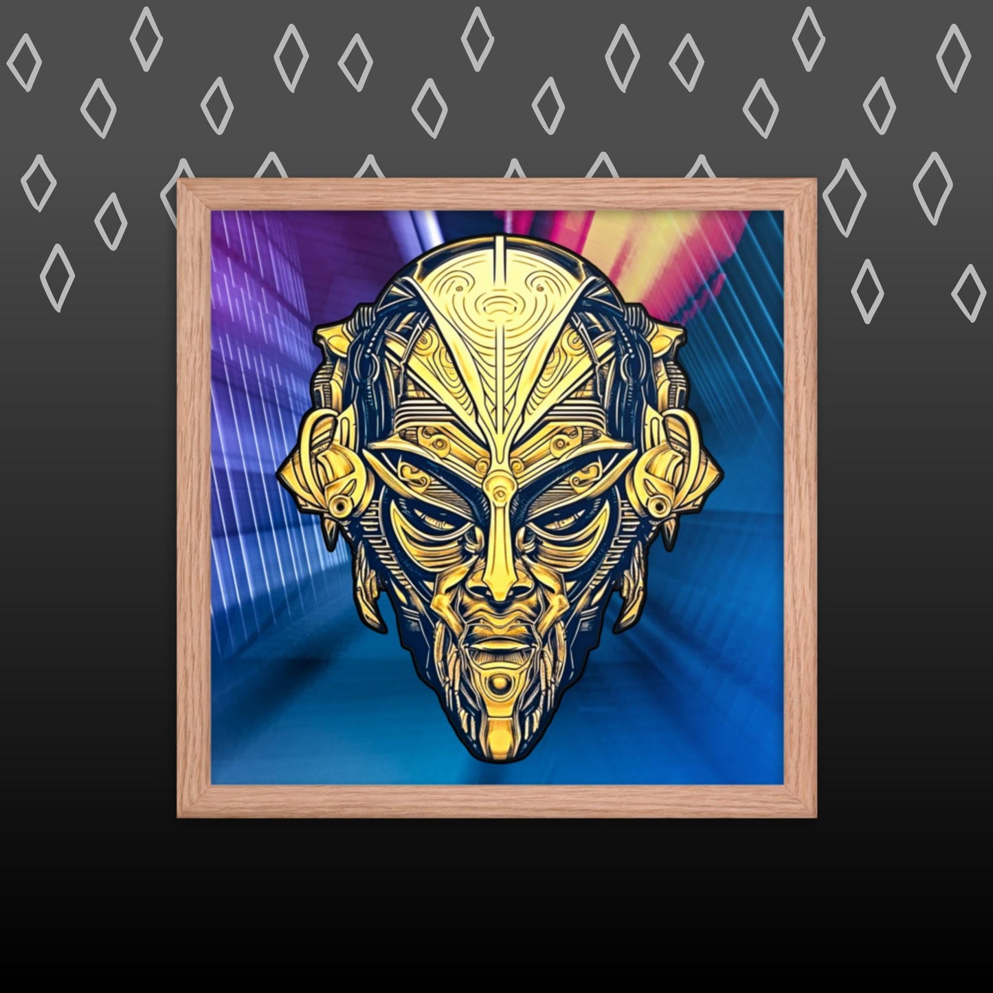 The Mask of Wisdom: Alden - Framed Photo Paper Poster - BBairt