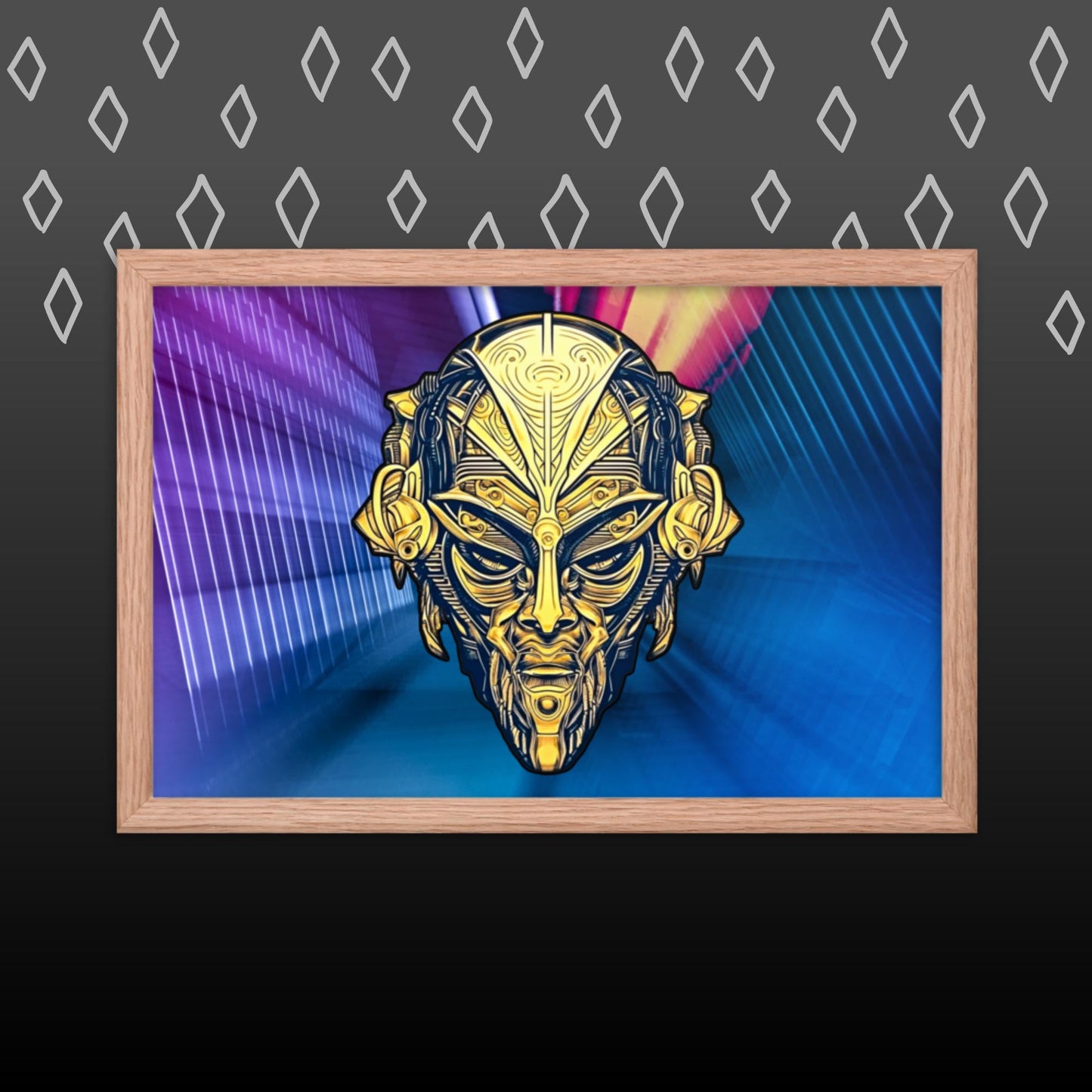 The Mask of Wisdom: Alden - Framed Photo Paper Poster - BBairt