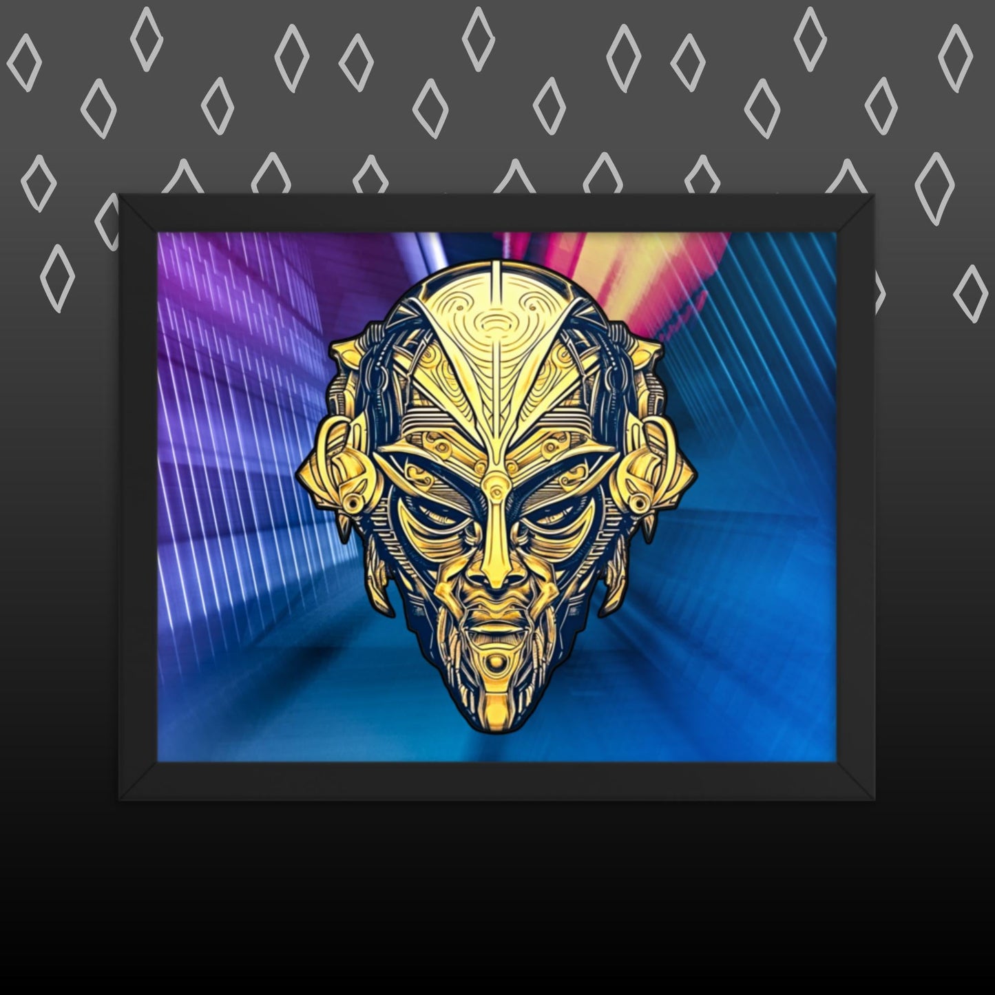 The Mask of Wisdom: Alden - Framed Photo Paper Poster - BBairt