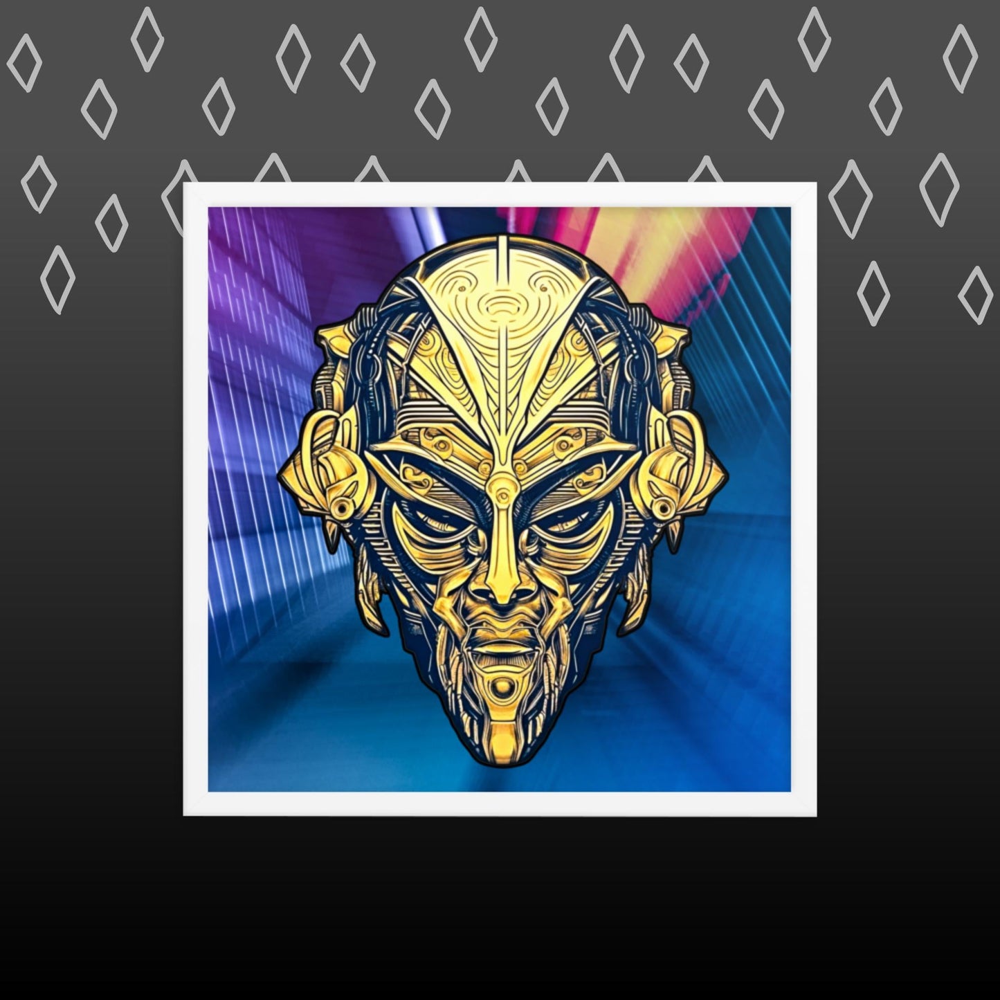 The Mask of Wisdom: Alden - Framed Photo Paper Poster - BBairt