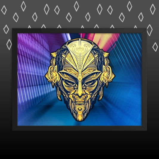 The Mask of Wisdom: Alden - Framed Photo Paper Poster - BBairt