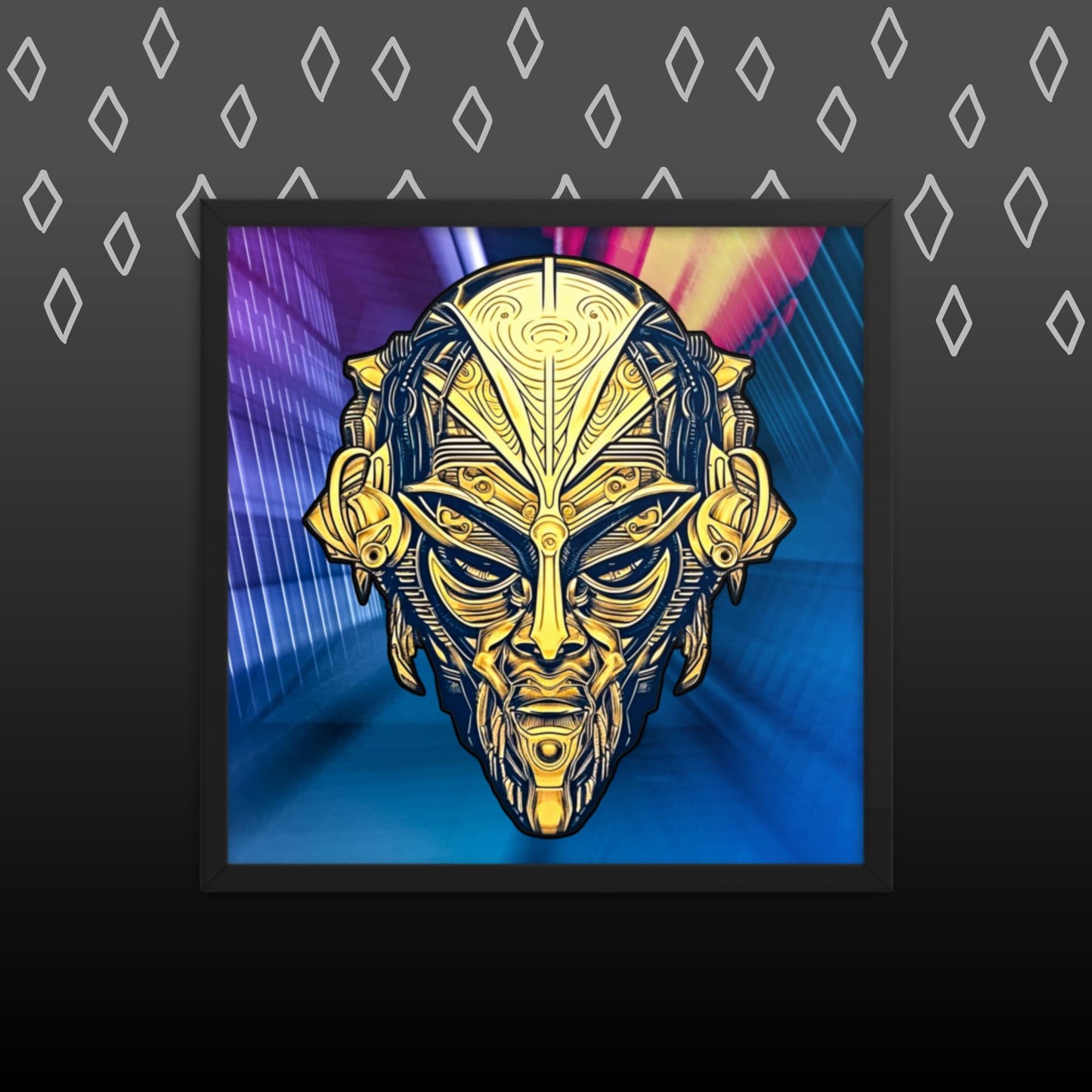 The Mask of Wisdom: Alden - Framed Photo Paper Poster - BBairt