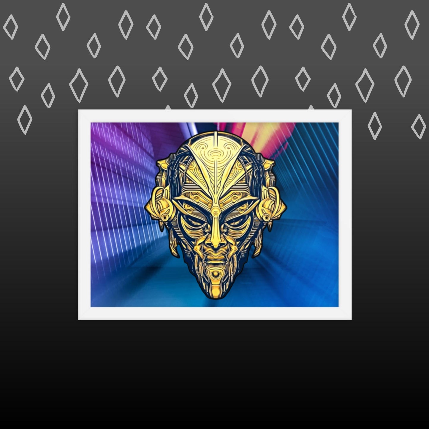 The Mask of Wisdom: Alden - Framed Photo Paper Poster - BBairt