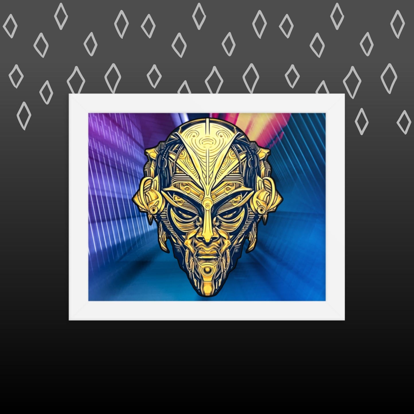 The Mask of Wisdom: Alden - Framed Photo Paper Poster - BBairt