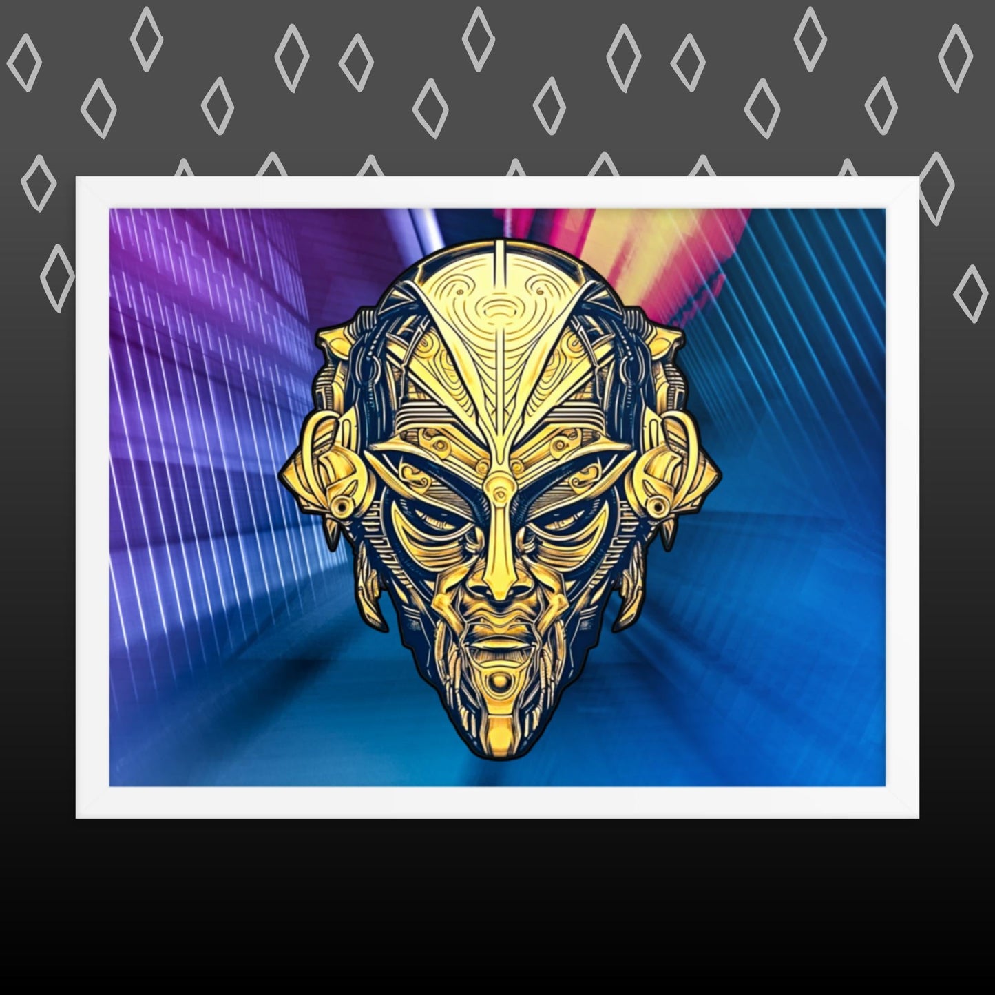 The Mask of Wisdom: Alden - Framed Photo Paper Poster - BBairt