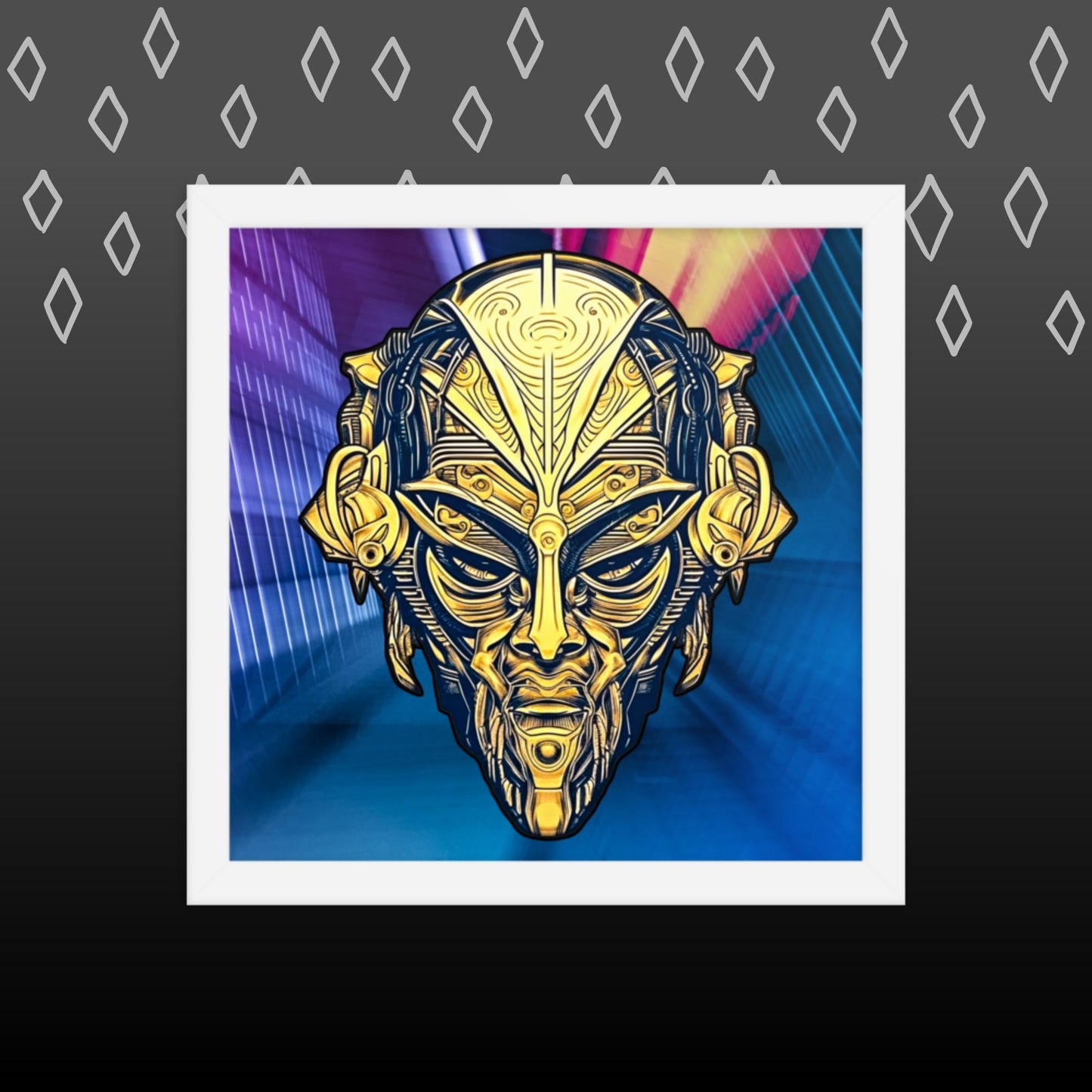 The Mask of Wisdom: Alden - Framed Photo Paper Poster - BBairt
