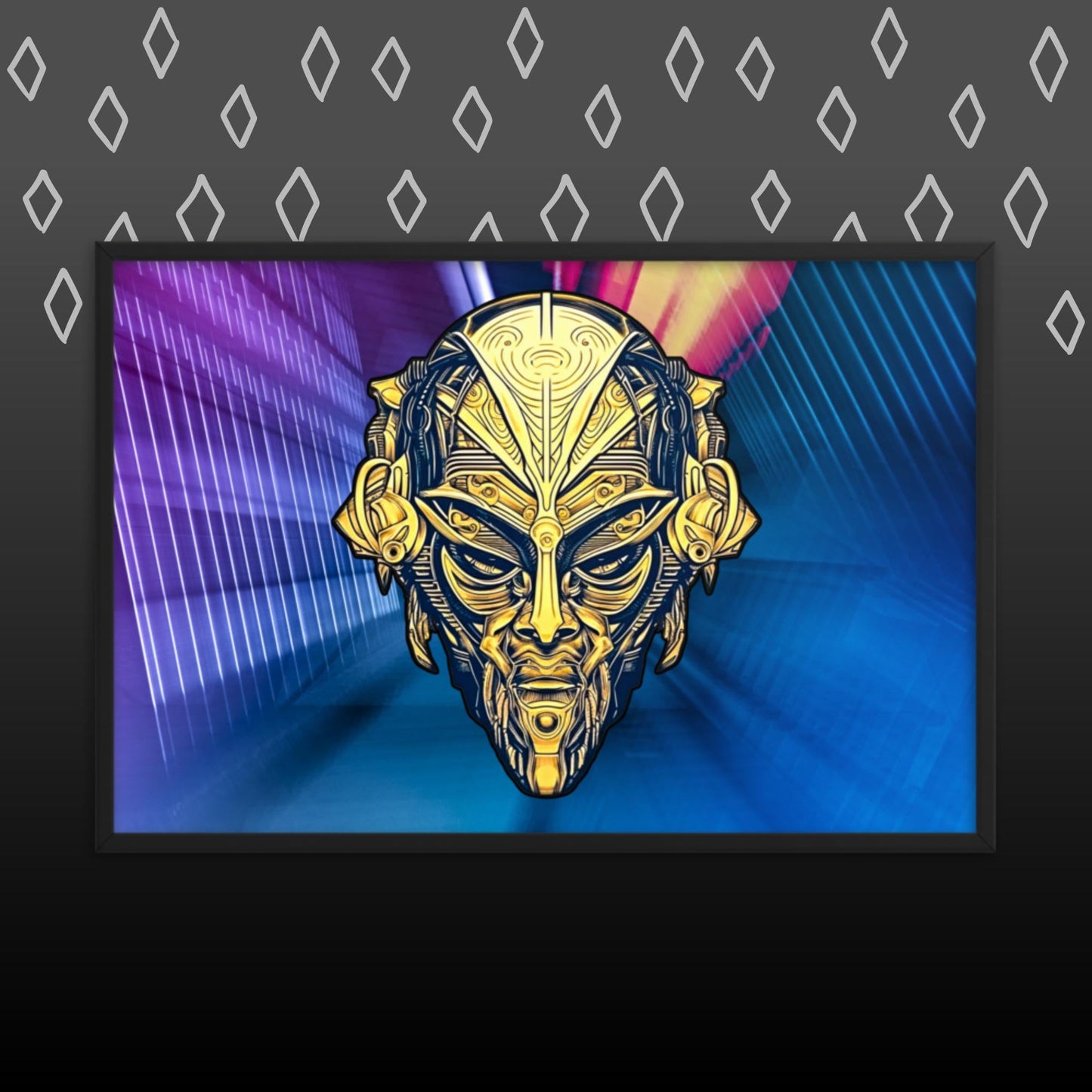 The Mask of Wisdom: Alden - Framed Photo Paper Poster - BBairt