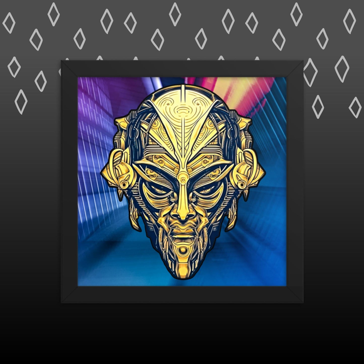 The Mask of Wisdom: Alden - Framed Photo Paper Poster - BBairt