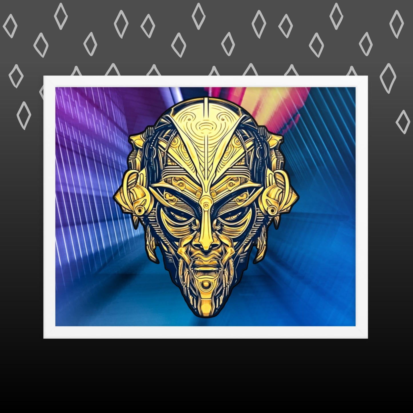 The Mask of Wisdom: Alden - Framed Photo Paper Poster - BBairt
