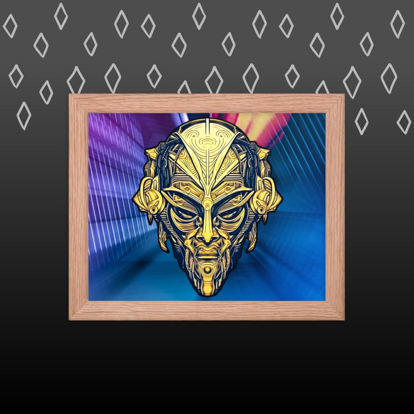 The Mask of Wisdom: Alden - Framed Photo Paper Poster - BBairt