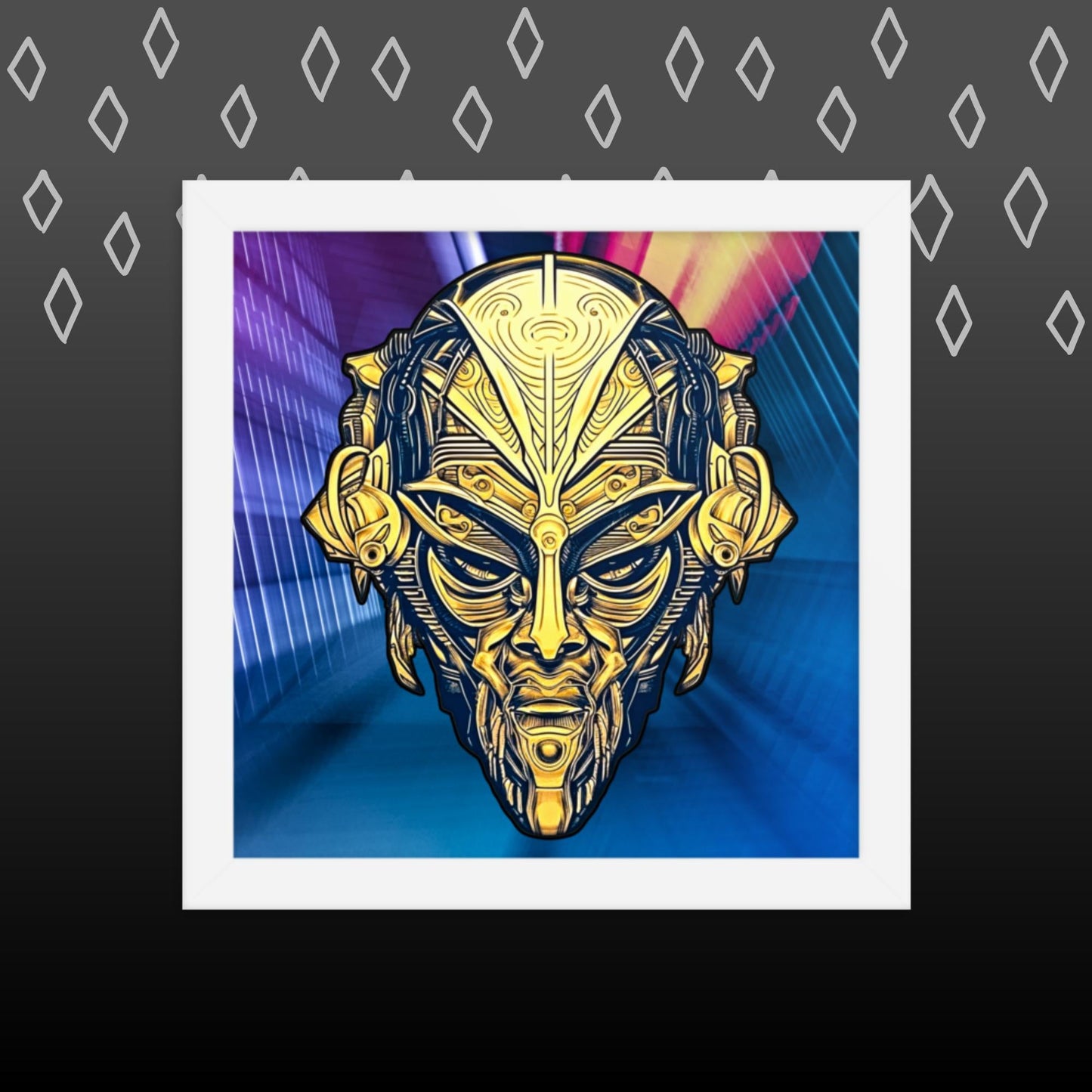 The Mask of Wisdom: Alden - Framed Photo Paper Poster - BBairt