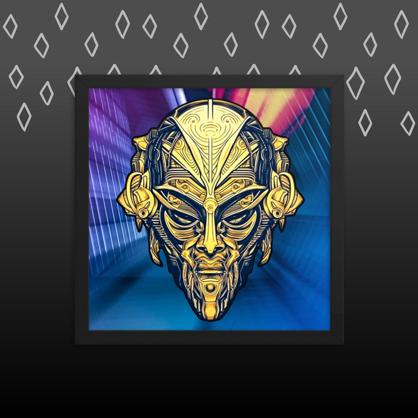 The Mask of Wisdom: Alden - Framed Photo Paper Poster - BBairt