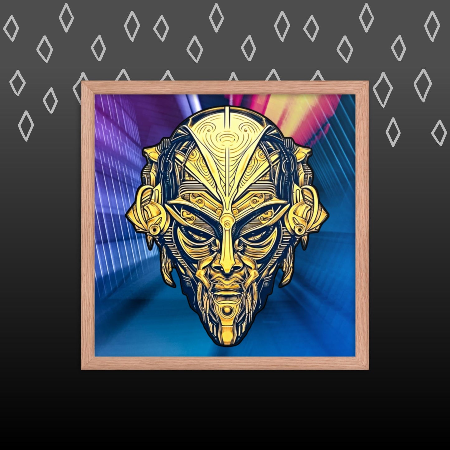 The Mask of Wisdom: Alden - Framed Photo Paper Poster - BBairt