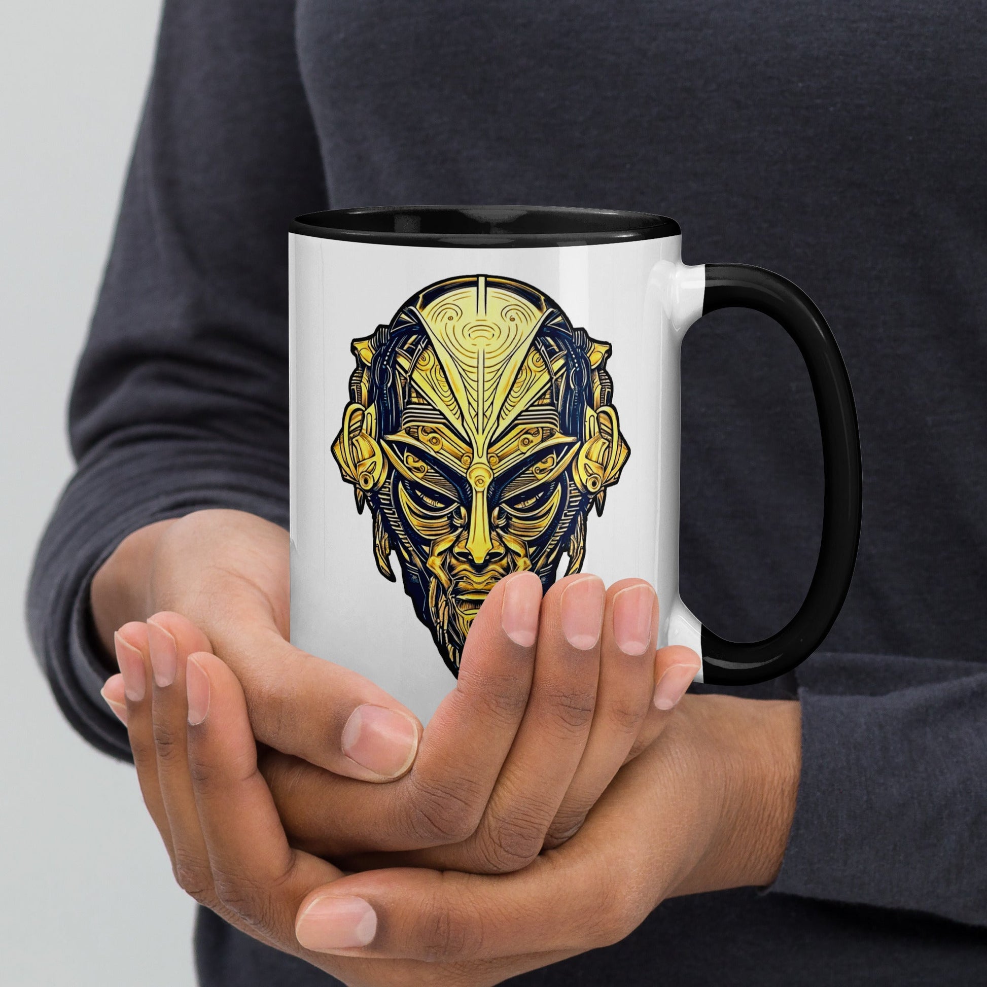 The Mask of Wisdom: Alden - Mug with Color Inside - BBairt