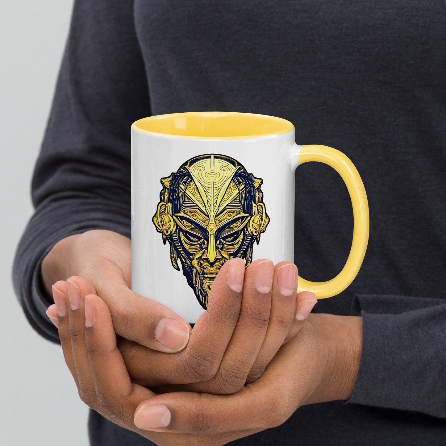 The Mask of Wisdom: Alden - Mug with Color Inside - BBairt
