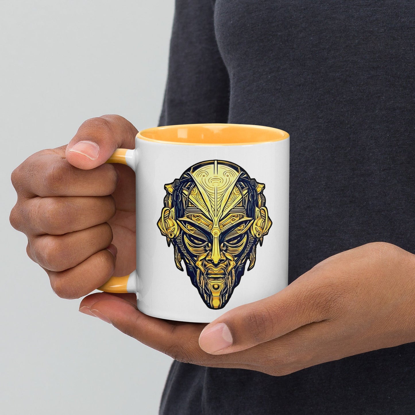 The Mask of Wisdom: Alden - Mug with Color Inside - BBairt