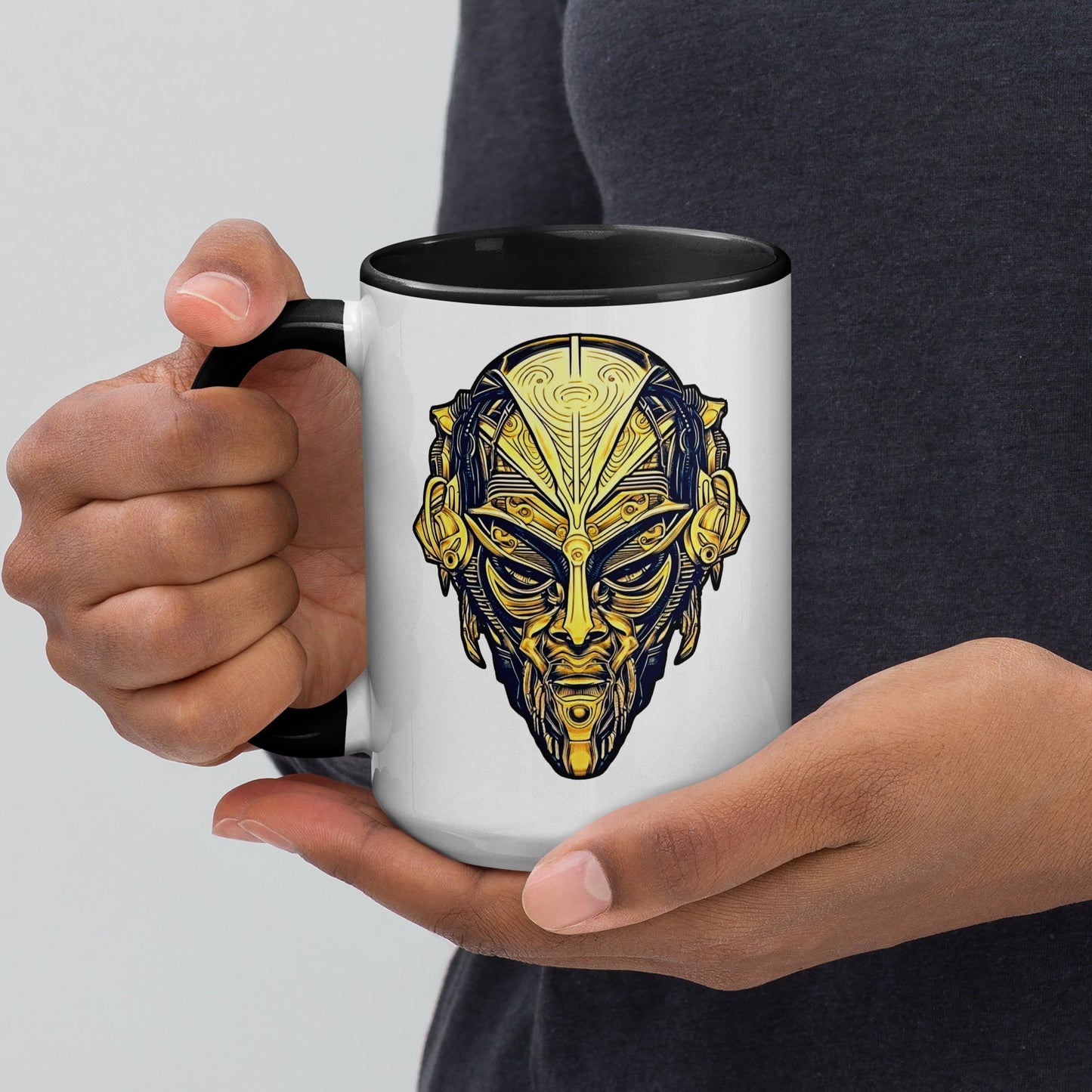 The Mask of Wisdom: Alden - Mug with Color Inside - BBairt