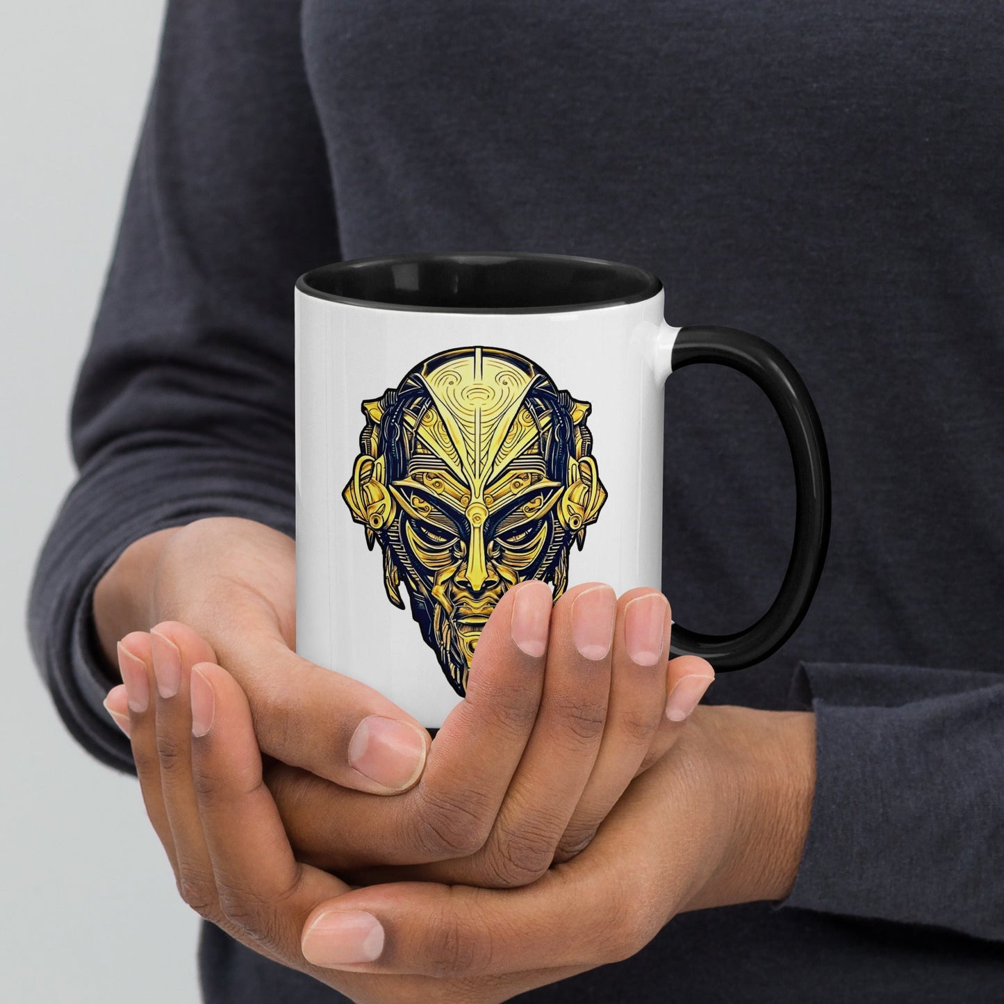 The Mask of Wisdom: Alden - Mug with Color Inside - BBairt