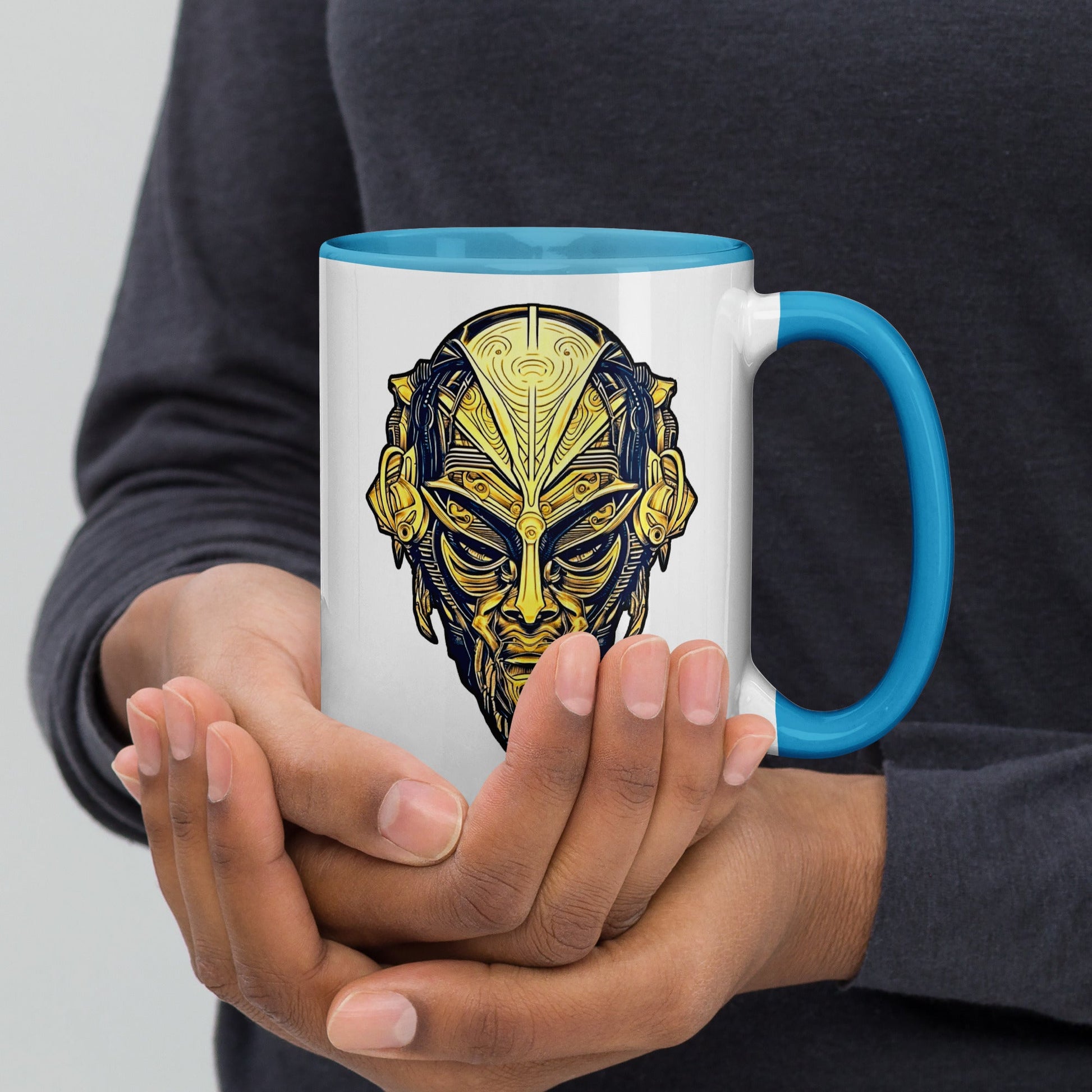 The Mask of Wisdom: Alden - Mug with Color Inside - BBairt