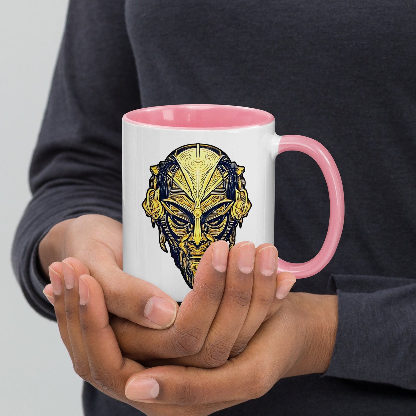 The Mask of Wisdom: Alden - Mug with Color Inside - BBairt