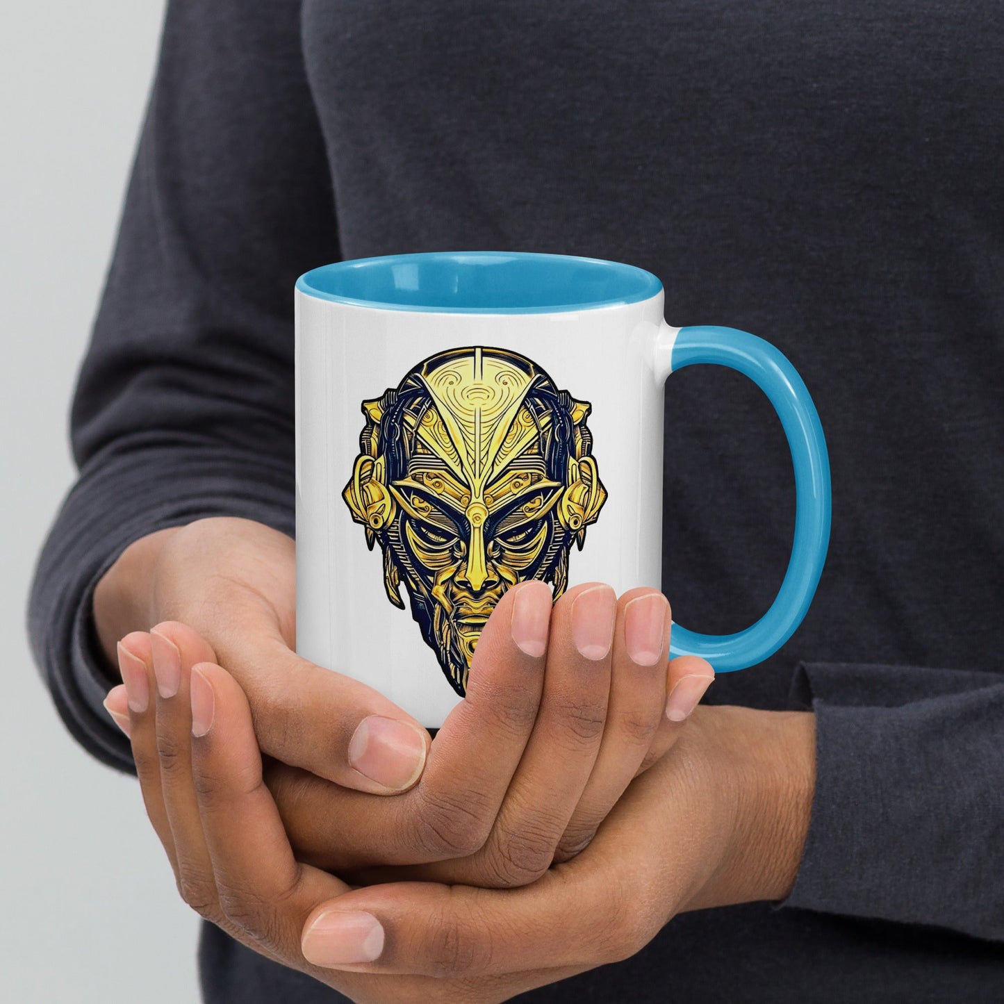 The Mask of Wisdom: Alden - Mug with Color Inside - BBairt