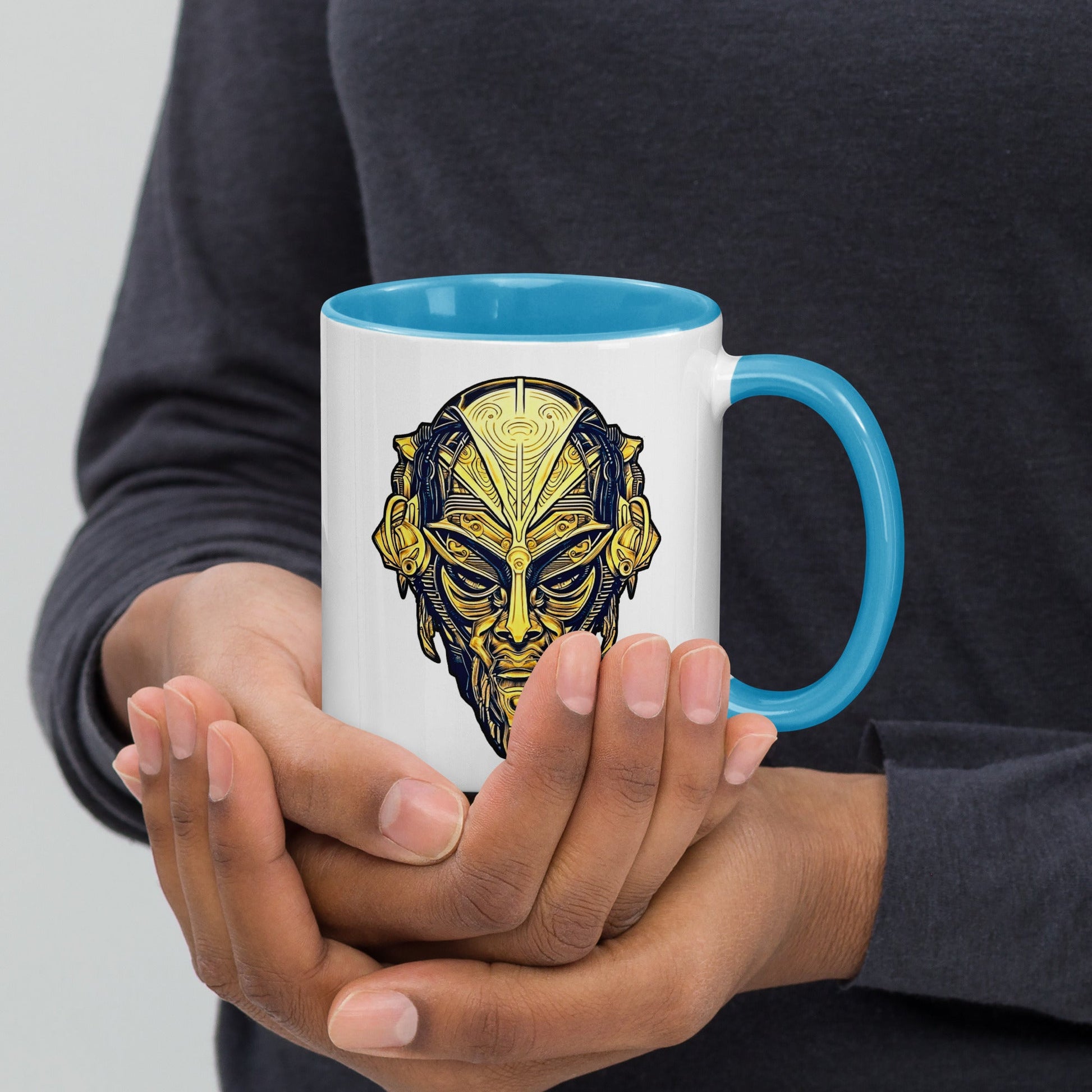 The Mask of Wisdom: Alden - Mug with Color Inside - BBairt